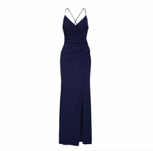 Charger l'image dans la galerie, Ankle Length Bridesmaid Dresses Spaghetti Straps Slit Side
