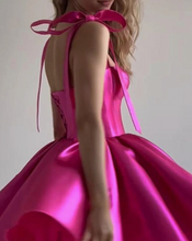 Charger l'image dans la galerie, Fuchsia Homecoming Dresses Short Length