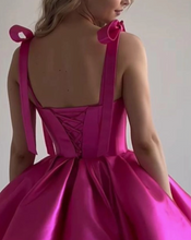 Charger l'image dans la galerie, Fuchsia Homecoming Dresses Short Length