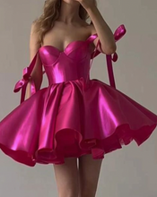 Charger l'image dans la galerie, Fuchsia Homecoming Dresses Short Length