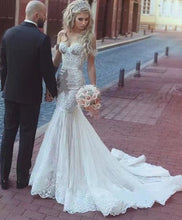 Charger l'image dans la galerie, Wedding Dresses Bridal Gown Mermaid with Lace