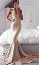 Carica l'immagine nel visualizzatore di Gallery, Mermaid Prom Dresses Spandex Long Backless