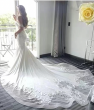 Charger l'image dans la galerie, Off Shoulder Wedding Dresses Bridal Gown with Lace