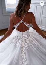 Load image into Gallery viewer, Straps Wedding Dresses Bridal Gown Tulle Sleeveless