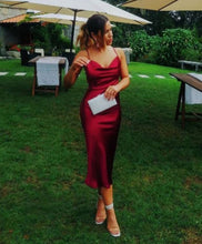 Laden Sie das Bild in den Galerie-Viewer, Spaghetti Straps Tea Length Prom Dresses Under 100 JKL88