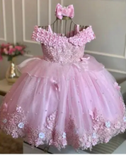 Laden Sie das Bild in den Galerie-Viewer, Cinderella Birthday Party Dresses for Kid Flower Girl Dresses