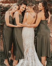 Load image into Gallery viewer, Ankle Length Bridesmaid Dresses