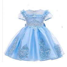 Load image into Gallery viewer, Cinderella Birthday Party Dresses for Kid Flower Girl Dresses