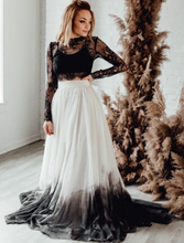 Load image into Gallery viewer, Two Piece Gradient Wedding Dresses Bridal Gown