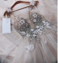 Load image into Gallery viewer, Wedding Dresses Bridal Gown Straps with Lace Beaded