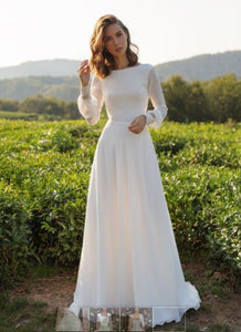 Unique Wedding Dresses with Full Sleeves