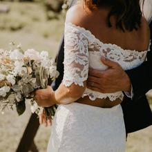 Load image into Gallery viewer, Two Piece Lace Wedding Dresses Bridal Gown Mermaid