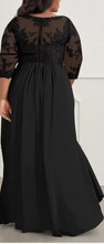 Load image into Gallery viewer, Plus. Size Gray Mother of the Bride Dresses Floor Length