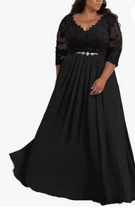 Plus. Size Gray Mother of the Bride Dresses Floor Length