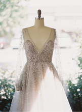 Laden Sie das Bild in den Galerie-Viewer, Plus Size Wedding Dresses Bridal Gown Open Back