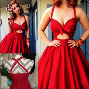 Red Homecoming Dresses Short Length
