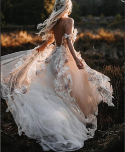 Casual Wedding Dresses Bridal Gown Backless