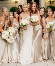 Load image into Gallery viewer, Straps Bridesmaid Dresses for Wedding Party