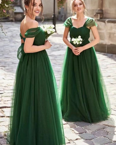 Green Bridesmaid Dresses Floor Length