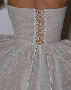 Sparkly White Prom Dresses Wedding Dresses Short Length