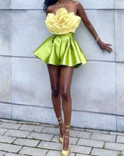 Load image into Gallery viewer, Two Piece Homecoming Dresses Shorts