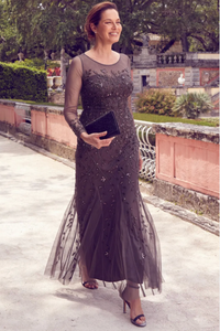 Ankle Length Mother of the Bride Dresses with Appliques Lace