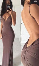 Load image into Gallery viewer, Prom Dresses Spandex Long Mermaid Backless