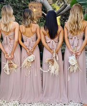 Load image into Gallery viewer, Pale Pink Bridesmaid Dresses for Wedding Party