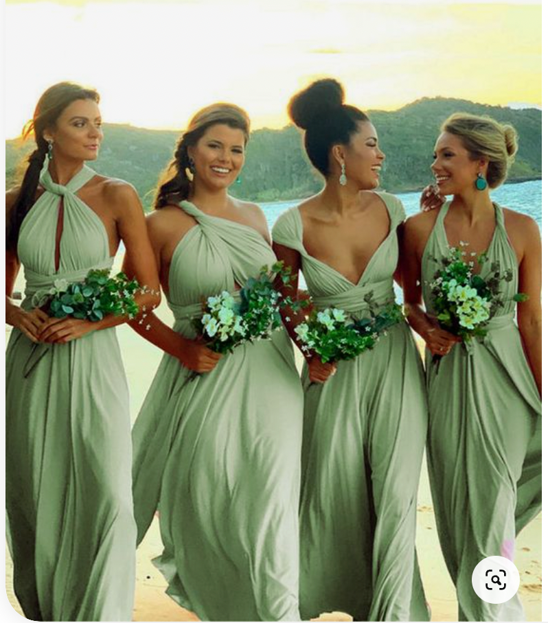 Convertible Bridesmaid Dresses for Wedding Party