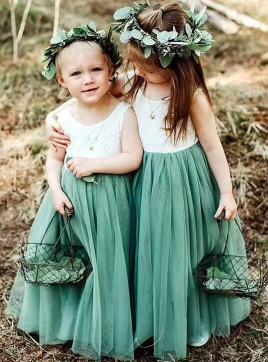 Flower Girl Dresses Tulle for Wedding Party