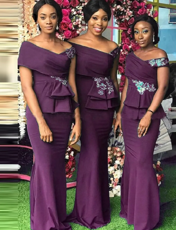 Grape 2025 bridesmaid dresses