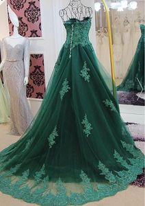 Sweetheart Prom Dresses Evening Gown with Sleevesless