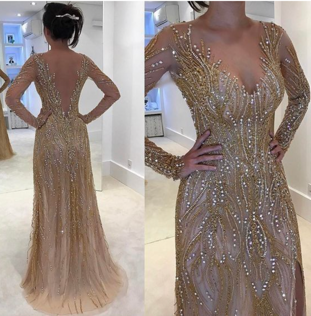 Luxurious Mother of the Bride Dresses Floor Length with Beading