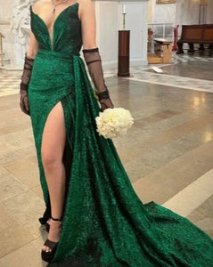 Dark Green Prom Dresses Evening Gown