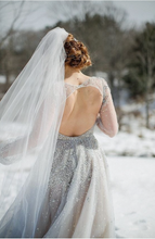 Load image into Gallery viewer, Plus Size Wedding Dresses Bridal Gown Open Back