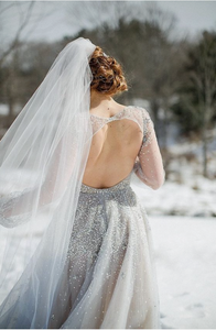 Plus Size Wedding Dresses Bridal Gown Open Back