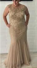 Load image into Gallery viewer, Plus Size Mother of the Bride Dresses with Full Sleeves