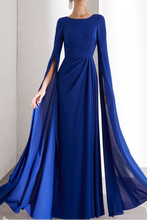 Load image into Gallery viewer, Royal Blue Prom Dresses Evening Gown V Back