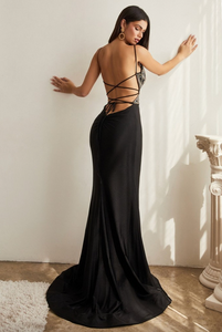 Spaghetti Straps Prom Dresses Backless