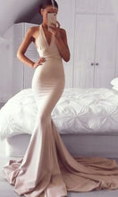 Load image into Gallery viewer, Mermaid Prom Dresses Spandex Long Backless