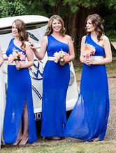 Carica l&#39;immagine nel visualizzatore di Gallery, Royal Blue Bridesmaid Dresses for Wedding Party