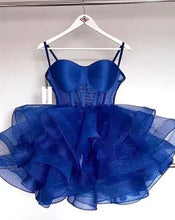 Carica l&#39;immagine nel visualizzatore di Gallery, Sparkly Short Homecoming Dresses Prom Dresses Corset