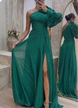 Charger l&#39;image dans la galerie, Singe Length Prom Dresses Floor Length