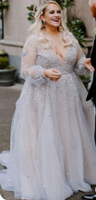 Charger l&#39;image dans la galerie, Plus Size Wedding Dresses Bridal Gown Open Back