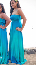 Cargar imagen en el visor de la galería, Strapless Beach Bridesmaid Dresses for Wedding Party