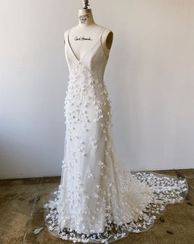 Straps Wedding Dresses Bridal Gown Vintage
