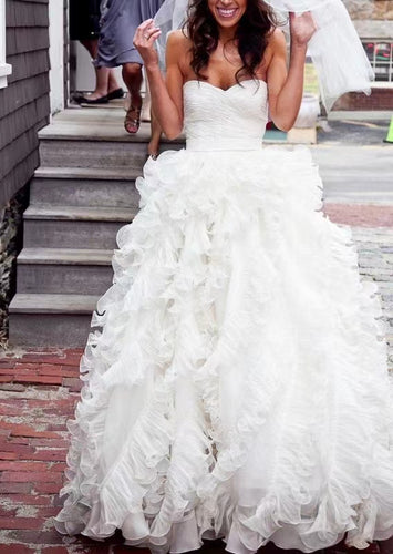 Sweetheart Wedding Dresses Bridal Gown Unique