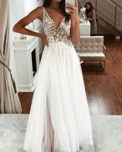Load image into Gallery viewer, Wedding Dresses Bridal Gown Lace Backless