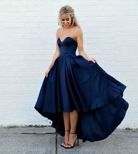 Sweetheat Royal Blue Hi Low Prom Dresses Homecoming Dresses