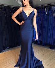 Load image into Gallery viewer, Spaghetti Straps Sheath Long Prom Dresses HN8